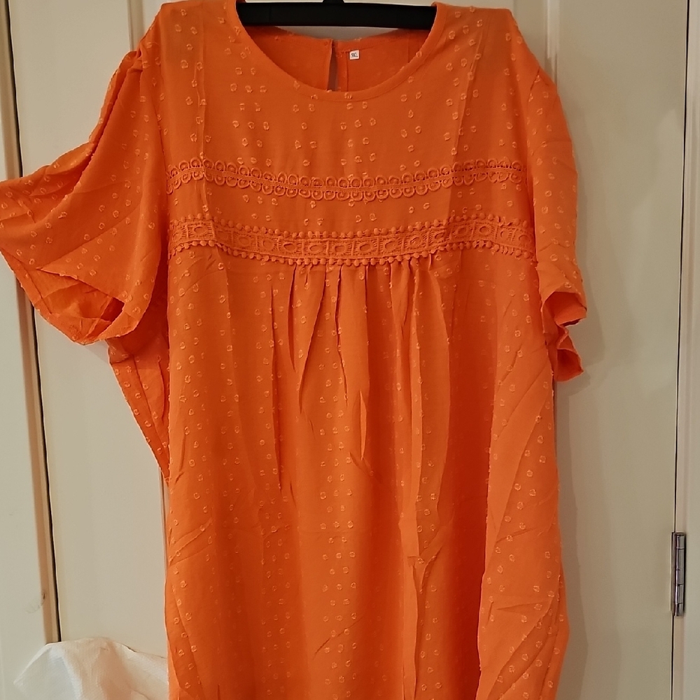 Orange Women's Top